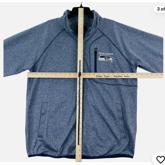 Seattle Seahawks Men’s zip up hoodie - Picture 2 of 9